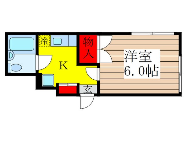 グリーンメゾン伊藤の物件間取画像